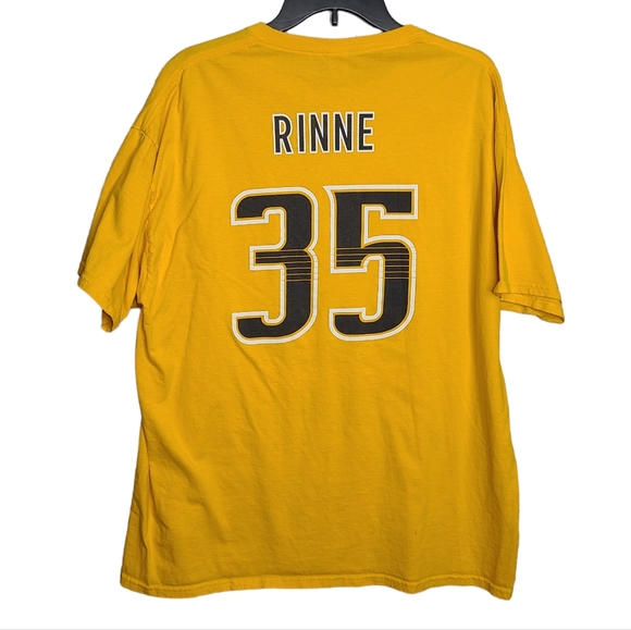Fruit Of The Loom Pekke Rinne Retirement NHL Hockey Nashville Predators Tshirt - Picture 4 of 9